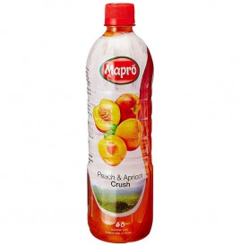 Mapro Peach & Apricot Crush   Plastic Bottle  750 millilitre